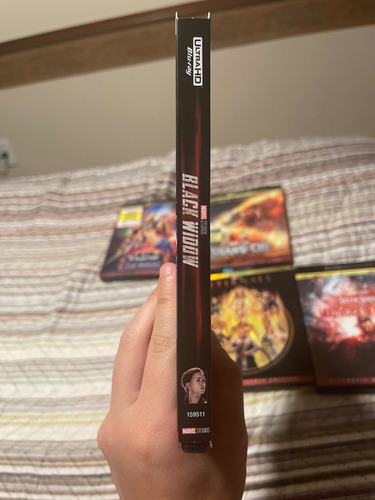 Blu Ray 4k Viúva Negra Com Luva