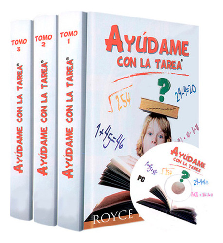 Libro Ayúdame Con La Tarea 3 Vols Con Cd-rom