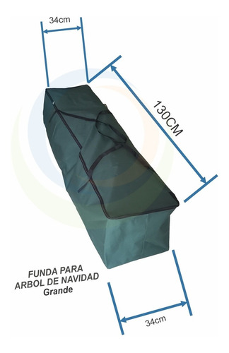 Imagen 5 de 6 de Bolsa O Funda Para Almacenamiento Para Arbol De Navidad Lona
