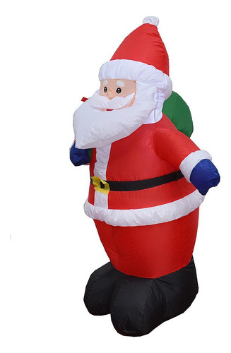 Decoración Inflable Del Bolso Del Regalo Papá Noel Del 120cm