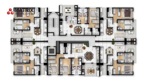 Imagem 26 de 30 de Cobertura Com 4 Dormitórios À Venda, 160 M² Por R$ 1.040.000,00 - Boa Vista - Curitiba/pr - Co0488