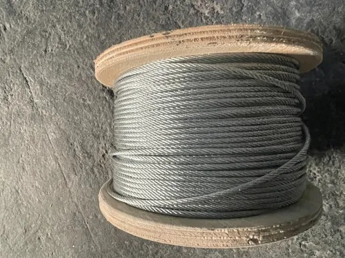 300mts Cable De Acero 1/8 Invernadero Construcción + Nudos