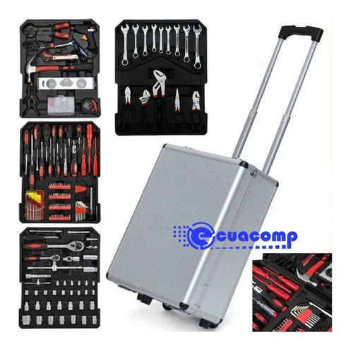 Kit Herramientas Multiuso De 799 Piezas Con Maleta De Ruedas