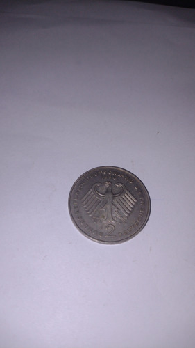 Alemania Moneda 2 Marcos  Año 1990 Usada Muy Buen Estado
