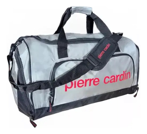 Bolso Pierre Cardin 22 PuLG Urbano Gym Pc2011-22 Color Gris Lisa