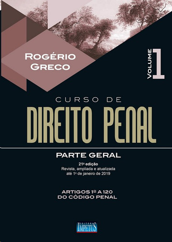Livro Curso De Direito Penal - Parte Geral - Volume I