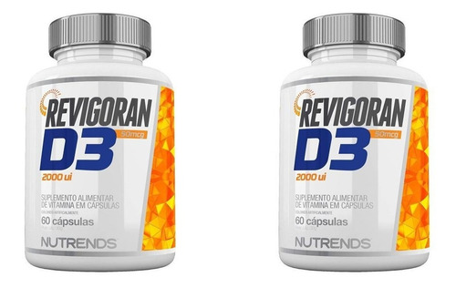 2 X Revirogan D3 2000ui 50mcg 60 Capsulas - Nutrends