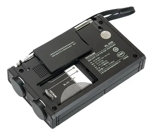 Rádio Receptor Tecsun Pl-330 Am/fm/lw/sw/ssb Multibanda Preto