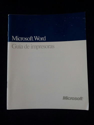 Microsoft Word Guía De Impresoras 