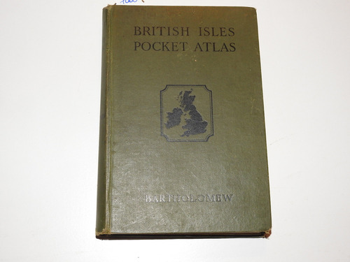 British Isles Pocket Atlas  For Touring  Bartholomew L590 