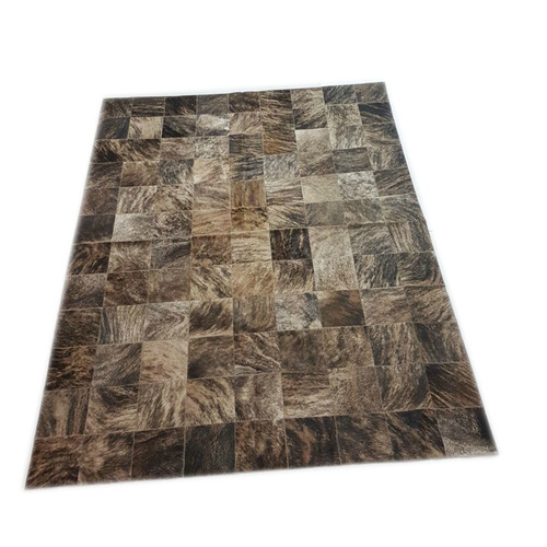 Alfombra Cuero Pelo Patchwork 1.8 X 2.4 M Atigrada