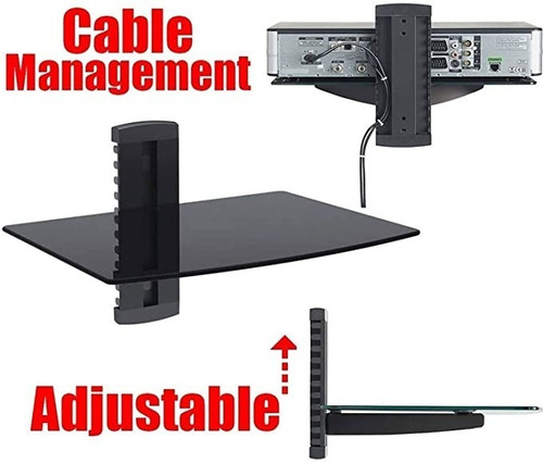 Imagen 2 de 9 de Soporte Brateck Para Canalera Dvd-291 De Vidrio, Everest.uy