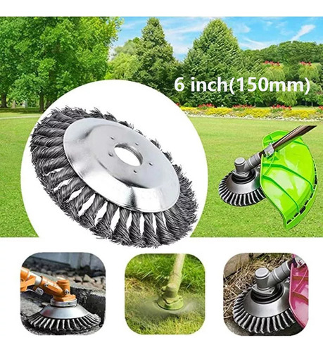 Cortadora De Alambre Para Césped De 6 Pulgadas Con Cabezal