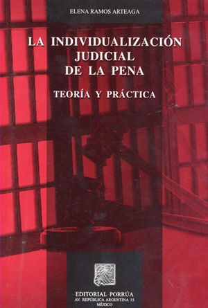 Libro Individualizacion Judicial De La Pena La Teor Original