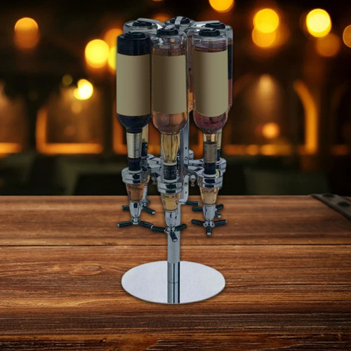 Barra De 4 Botellas Dispensador De Licor De Bebidas
