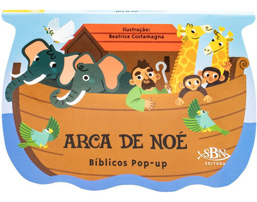 Bíblicos Pop-up: Arca De Noé, De Tulip Books. Editora Sbn, Capa Dura Em Português