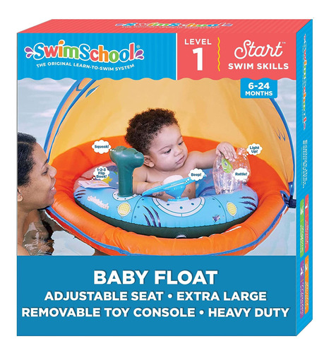 Swimschool Flotador Para Piscina Infantil Con 5 Consolas De 