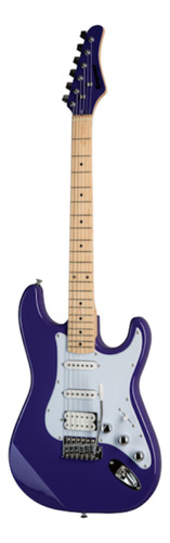 Guitarra eléctrica Kramer Original Collection VT-211S focus de caoba purple brillante con diapasón de arce