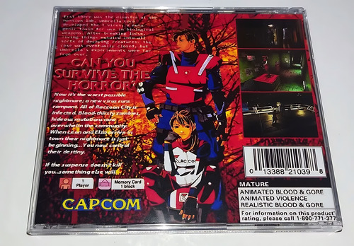 Resident Evil 1.5 Playstation Midia Preta