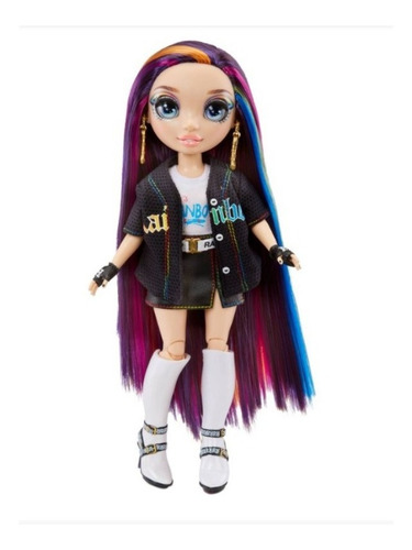 Muñeca Rainbow High Lyric Lucas Rockstar Con Accesorios