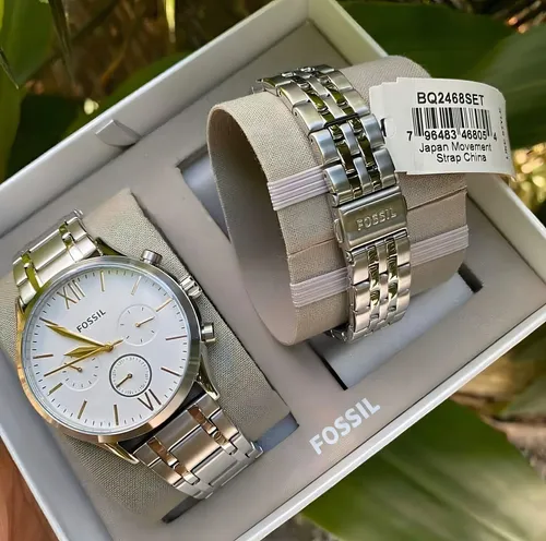 Reloj duo pareja fossil hotsell