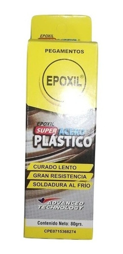 Epoxil Súper Acero Plástico Curado Lento 80grz Mayor Detal