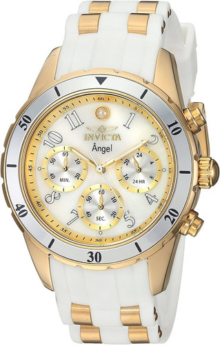 Reloj Invicta Angel Dama De Cuarzo Blanco Con Subesferas