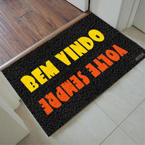 Tapete Capacho Personalizado - Bem Vindo, Volte Sempre 60x40