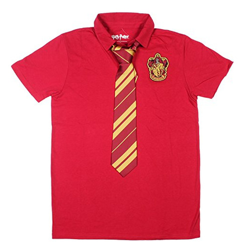 Polo Gryffindor Harry Potter Con Corbata (talla L)