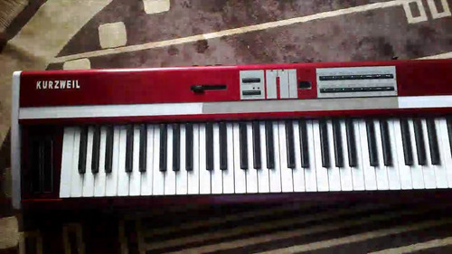 Kurzweil Sp76 Stage Piano 1 Ano Garantia Sommecheado Vermelh (Usado)