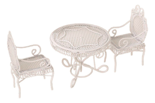 Set De Mesa De Comedor En Miniatura A Escala 1/12 Para Decor
