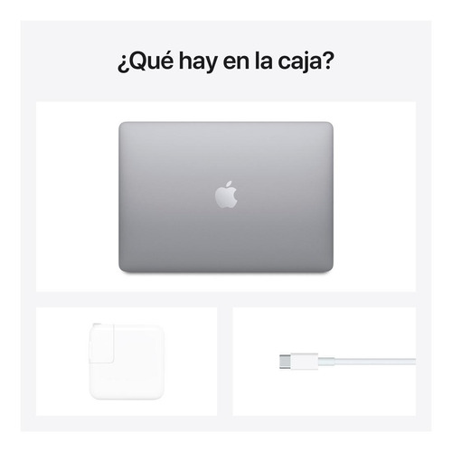 Imagen 6 de 6 de Apple Macbook Air (13 pulgadas, 2020, Chip M1, 256 GB de SSD, 8 GB de RAM) - Gris espacial