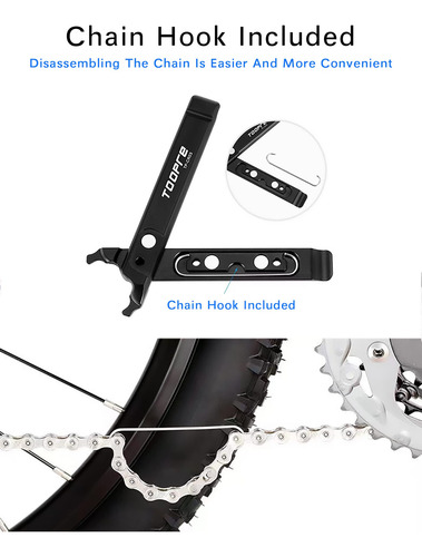 Aleoed - Alicates De Eslabones De Bicicleta 4 En 1 Con Caden