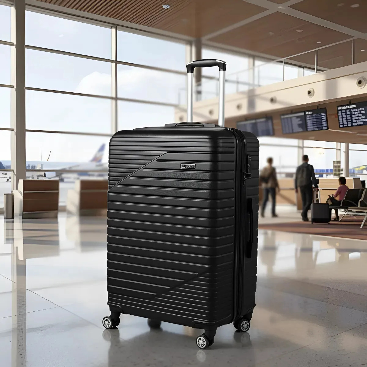 Mala Viagem Internacional Resistente Grande Despachar 32kg Preto