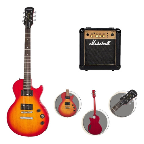 Kit EpiPhone Les Paul Marshall Mg10 Pack Rocker