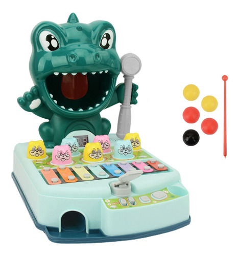 Imagen 1 de 9 de Hamster Juego Aprendiendo Juguetes Dinosaurio Verde