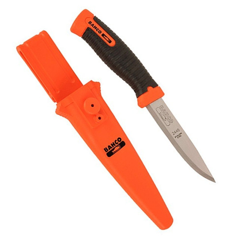 Cuchillo Bahco 2446 Funda Rigida Hoja 10cm Inoxidable