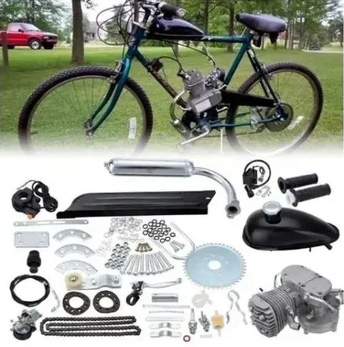 Kit Motor 100cc 2 Tempos Bicimoto Para Bicicleta Motorizada