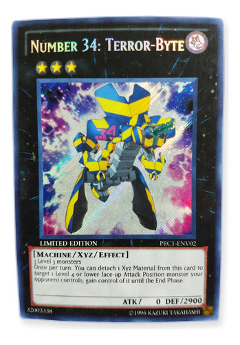 Yugi-oh! Number 34 Terror-byte Prc1-env02 Secret