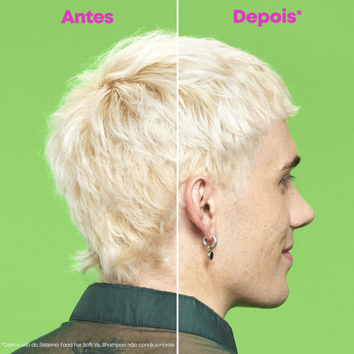 Matrix, Shampoo Hidratante, Food For Soft, para todos os tipos de cabelo, proporciona 7x mais hidratação, com toque suave, da Brilho, Maciez, Nutre e Repara, 300ml