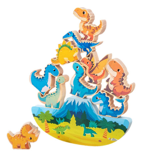 Bloques De Madera Balance Game Sensory Educational Animal