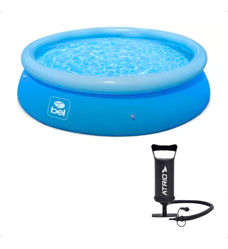 Piscina Inflável Redonda Bel Lazer 4600 Litros Kit 