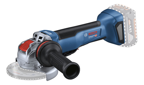 Esmeril Angular Inalámbrico 5 Bosch Gwx 18v-10 P 18v Sb