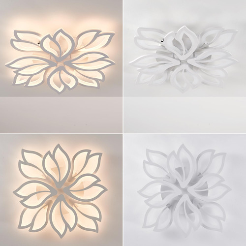 Lámpara De Techo Led Moderna Regulable, Lámpara De Techo De
