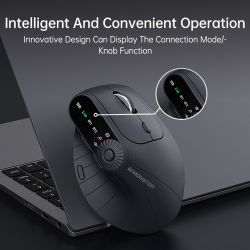 Ratón Inalámbrico Bluetooth Para Juegos Monster M2 Pro