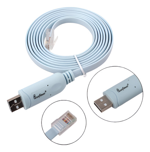 Cable De 6 Pies Ftdi Usb A Rj45 Para Consola Cisco Windows 8