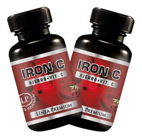 2 Iron C (hierro + Vit C) Pack Premium