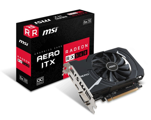 Tarjeta De Video Msi Radeon Rx 560 Aero Itx Oc 4gb Ddr5 | Up