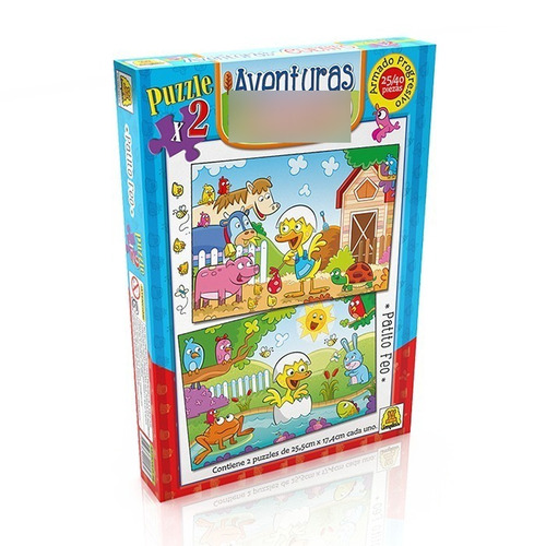 Puzzle X 2 Patito Feo (340046)