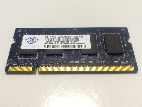 Memoria Ram Nanya Ddr2 1 Gb 800mhz Para Notebook (Usado)
